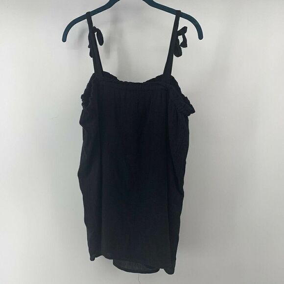 A Glow Maternity Black Embroidered Top Large - Picture 5 of 7